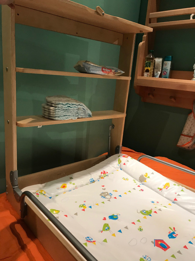 roba wall mounted changing table